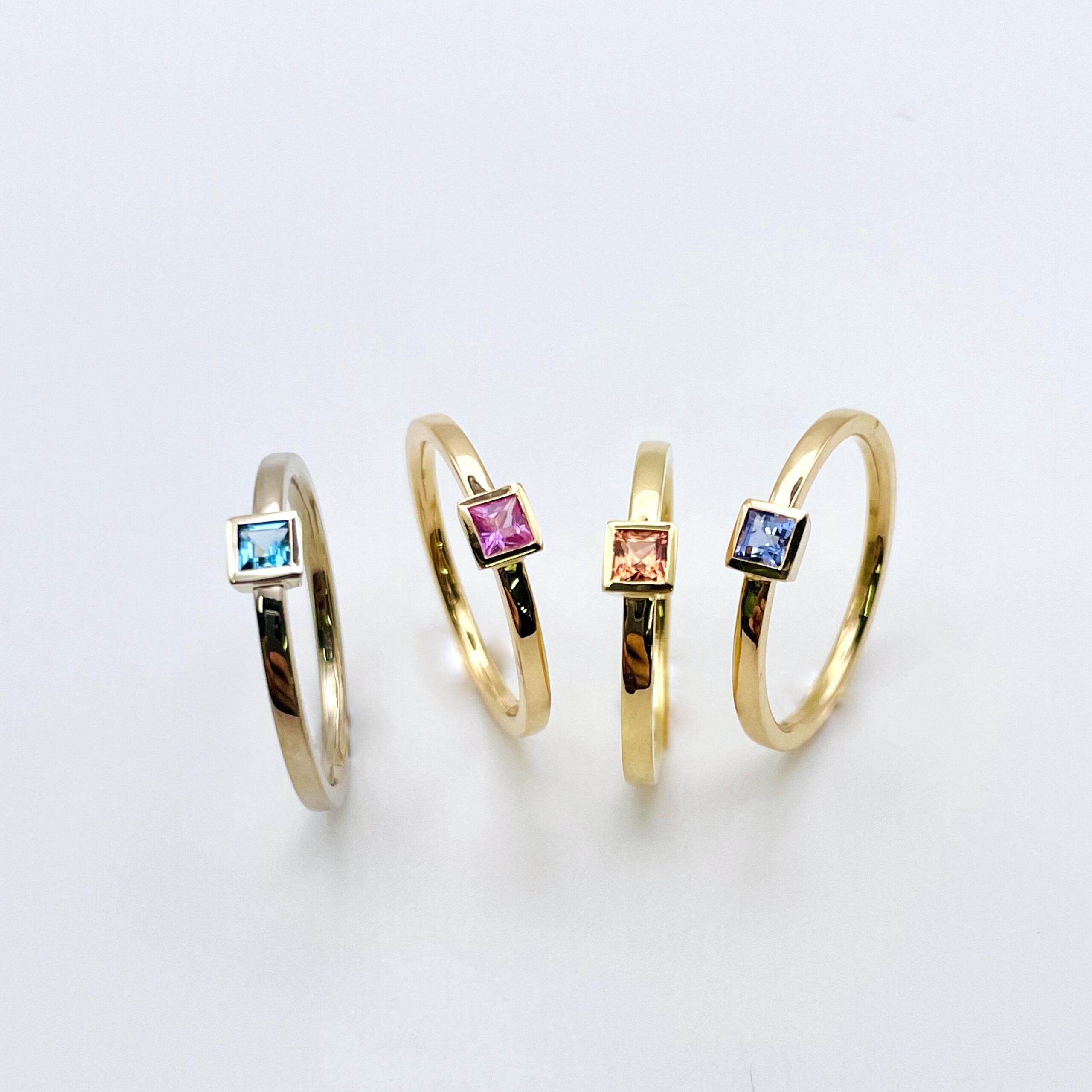 ATELIER WAGNER ROSEGOLDRING MIT PINK SAPHIR - R-SAPH-CARR-54-RS7