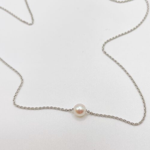 ATELIER WAGNER ANKERKETTE MIT AKOYAPERLE - H-ANKER-AKOYA-W5