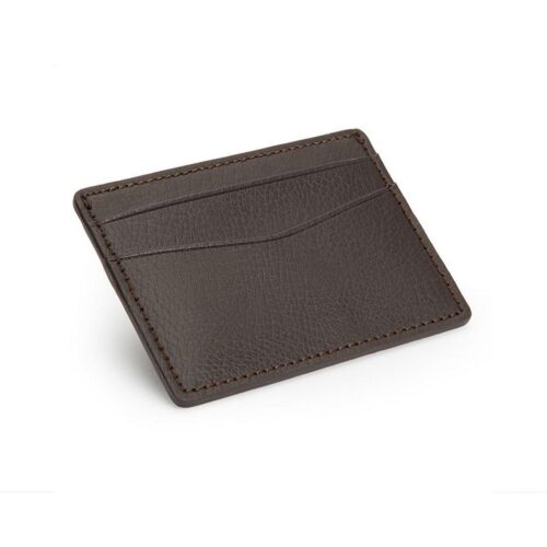 WOLF 1834 BLAKE CREDIT CARD CASE - 306006BROWN