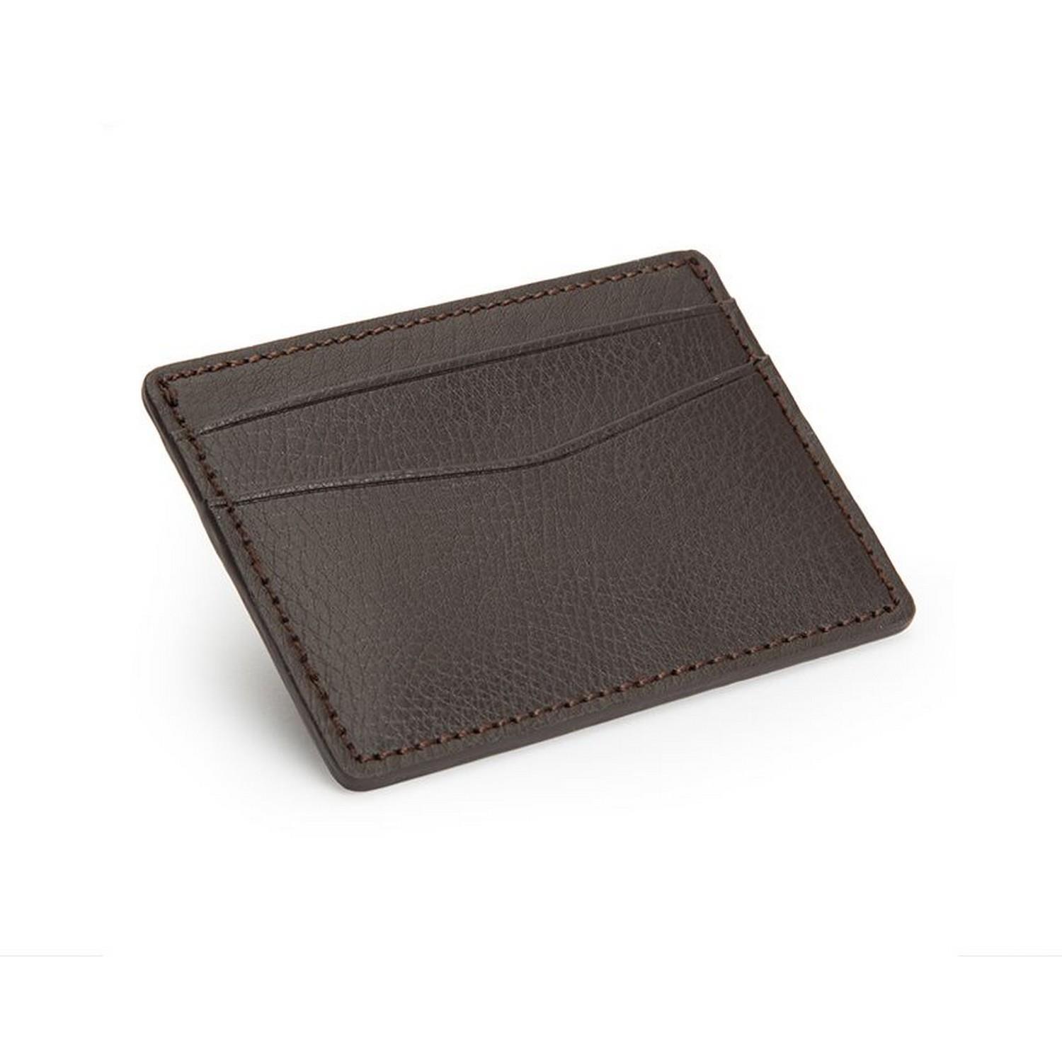 WOLF 1834 BLAKE CREDIT CARD CASE - 306006BROWN