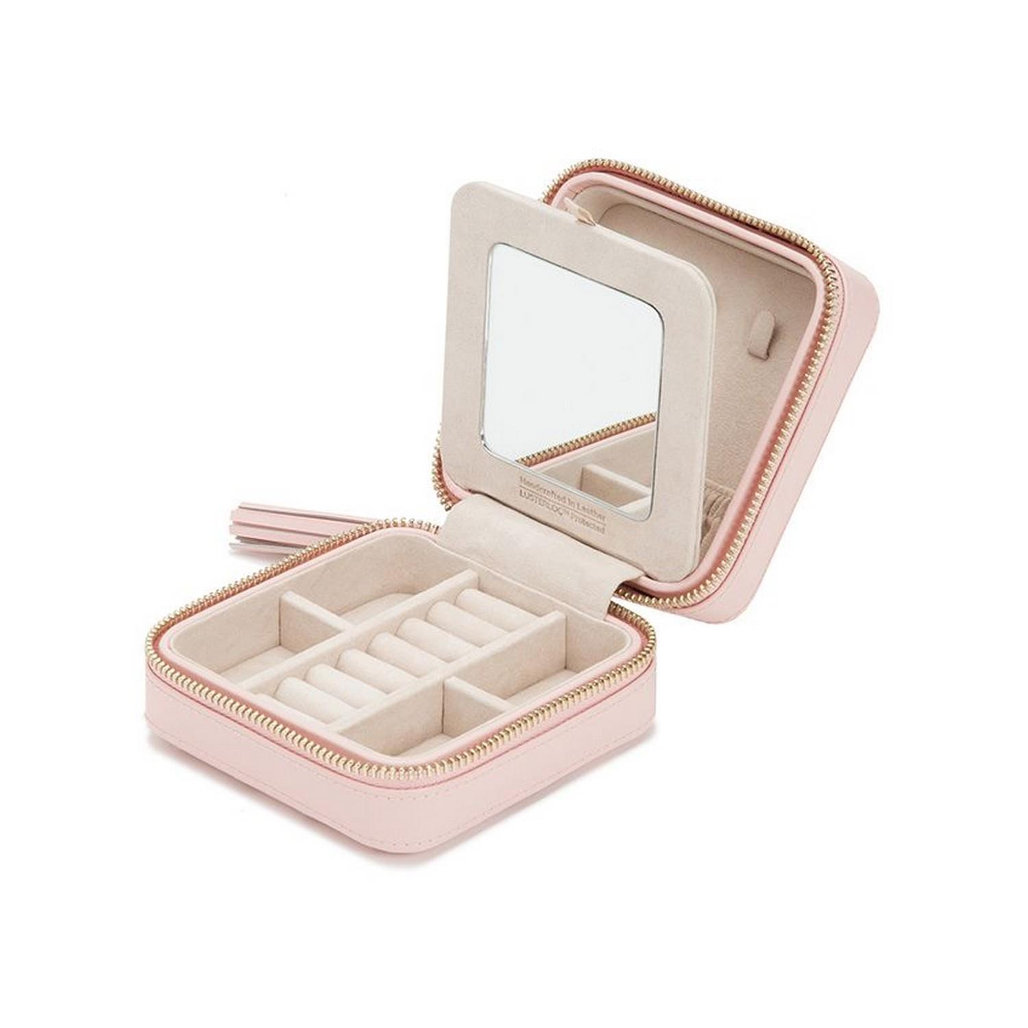 WOLF 1834 CAROLINE ZIP TRAVEL CASE - 329915ROSEQUARTZ