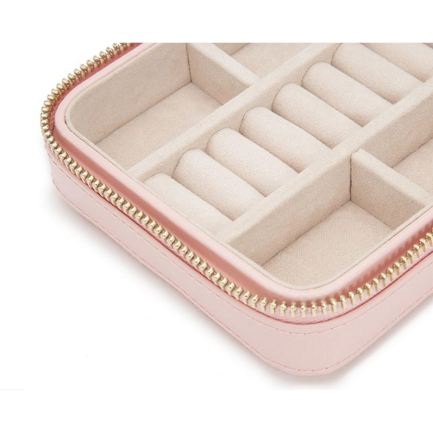 WOLF 1834 CAROLINE ZIP TRAVEL CASE - 329915ROSEQUARTZ