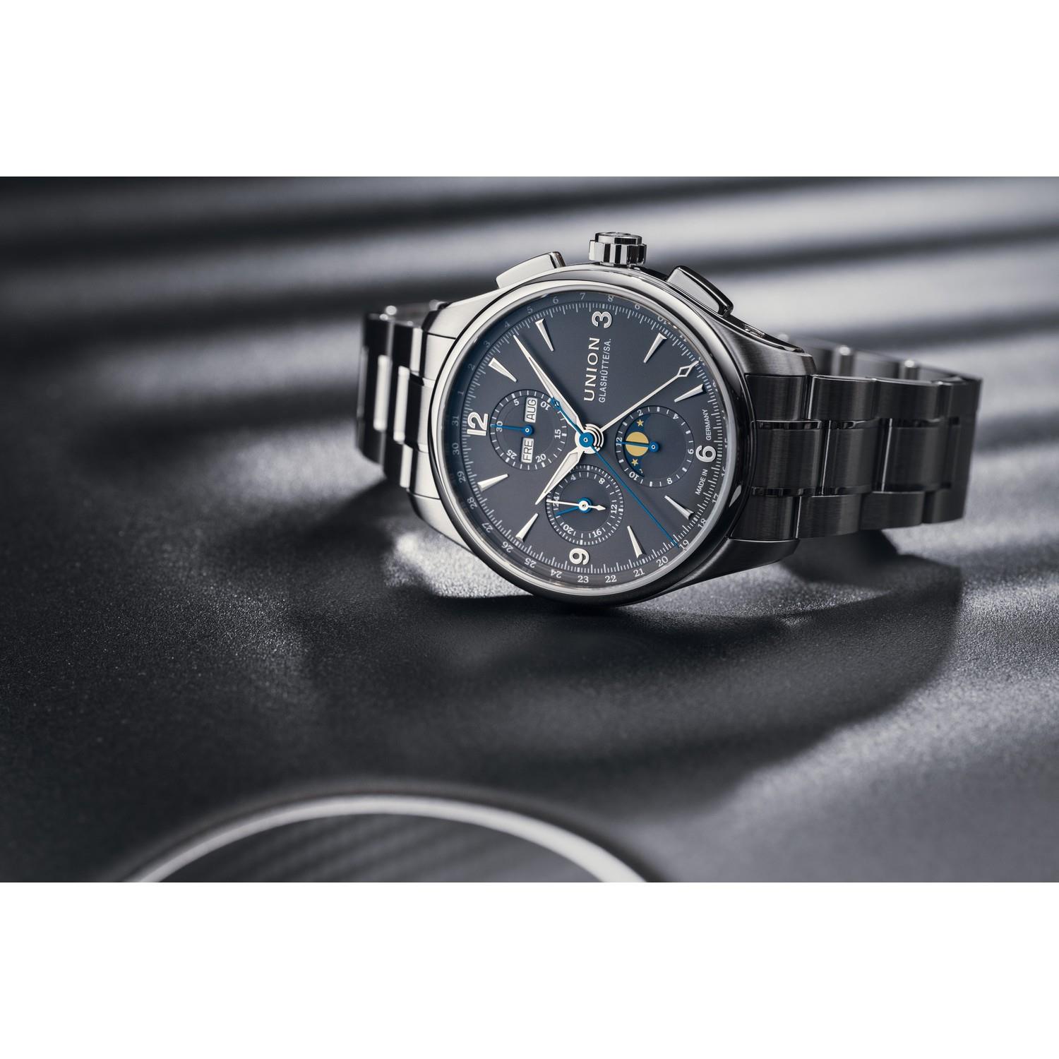 UNION GLASHÜTTE BELISAR CHRONOGRAPH MONDPHASE 42 MM - D0144251108700