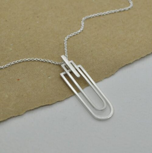 DOPPELLUDWIG KETTE STILISIERT AUS SILBER - DL-H-STIL-AG