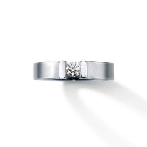 HUMPHREY DIAMANTRING VICTORY EDELSTAHL 7 MM - DR1870-ONE-1CT-53