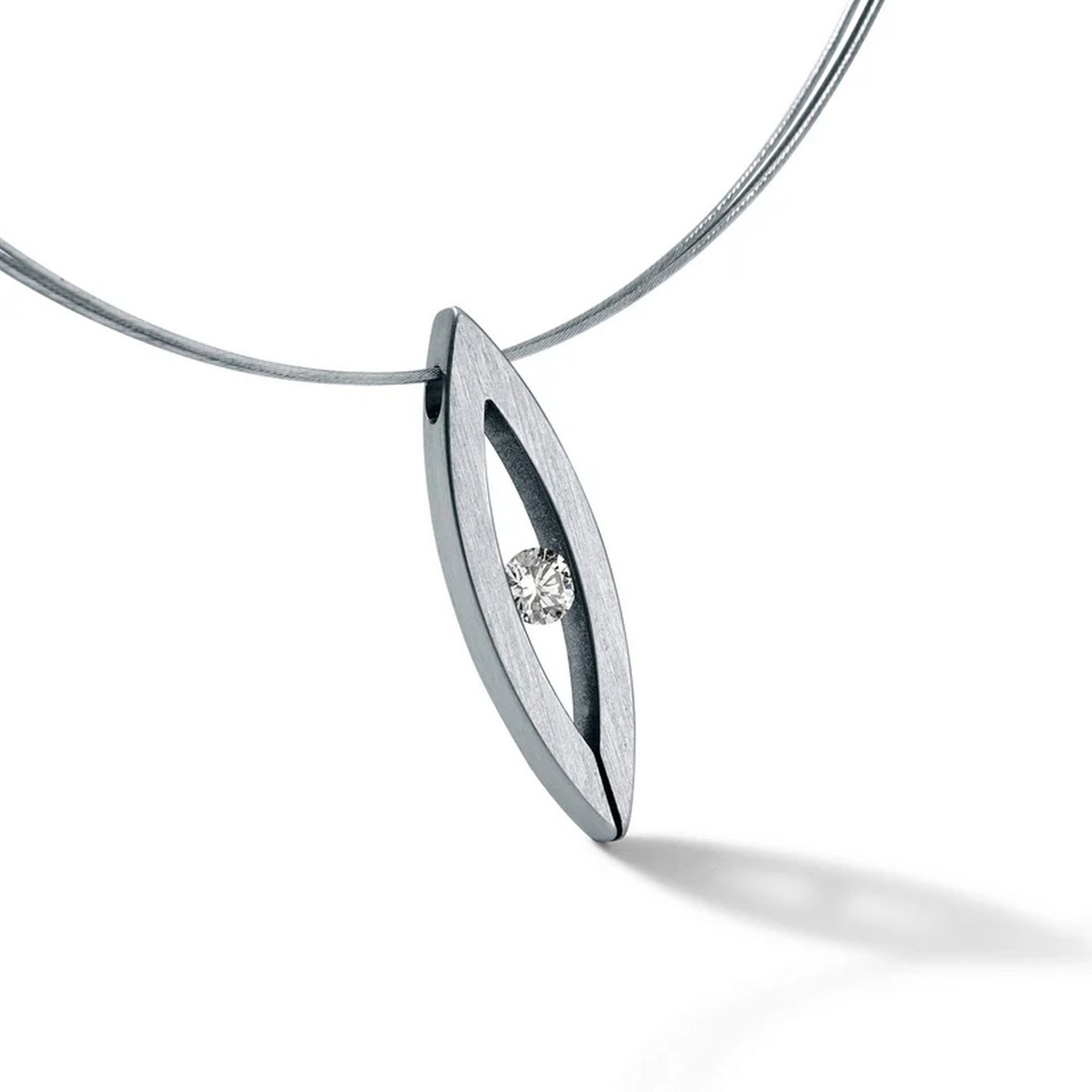 HUMPHREY DIAMANTANHÄNGER NAVETTE 22 MM - DAN-Bt10