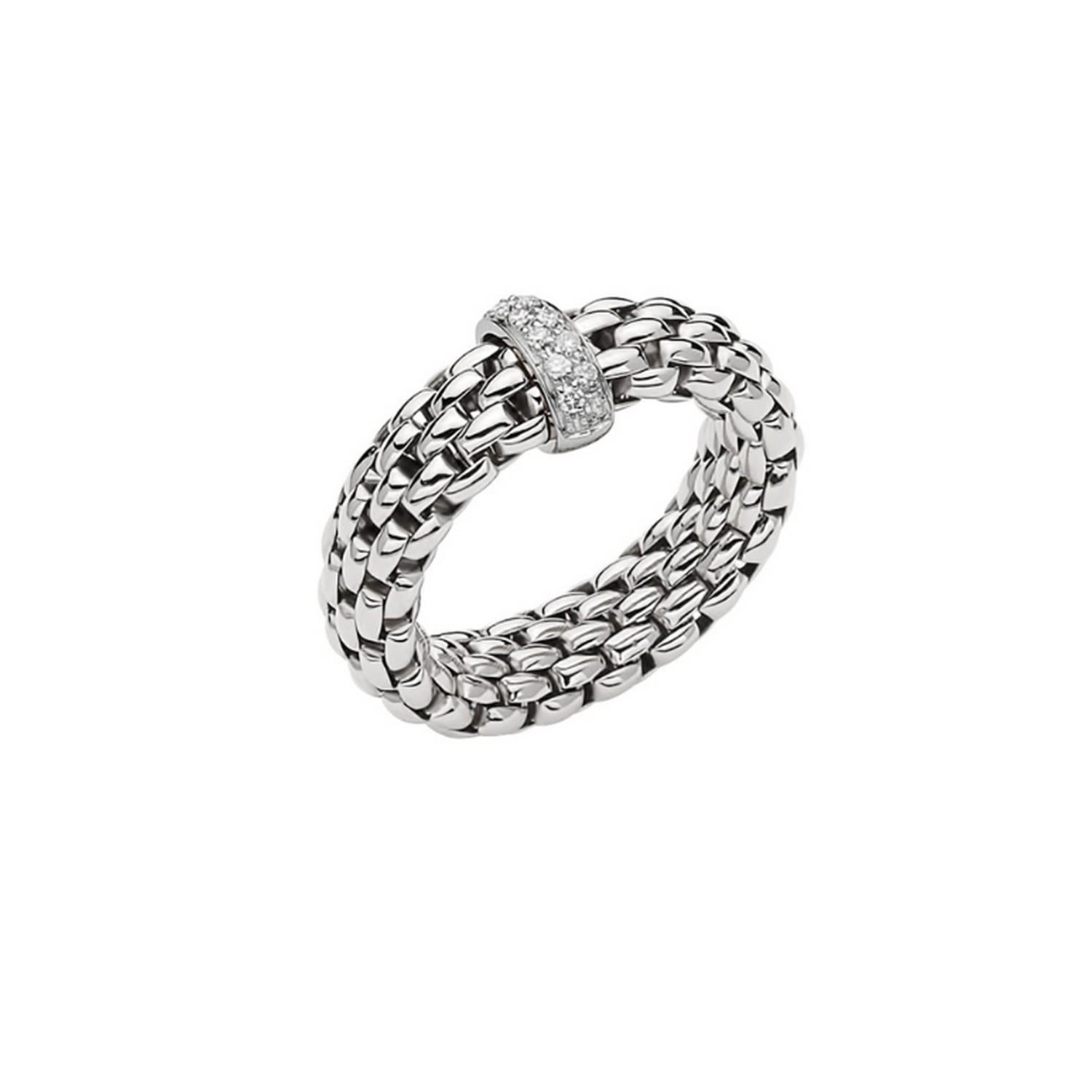 FOPE RING FLEX'IT VENDÔME MIT DIAMANTEN - 55902AX_BB_B_XBX_00S