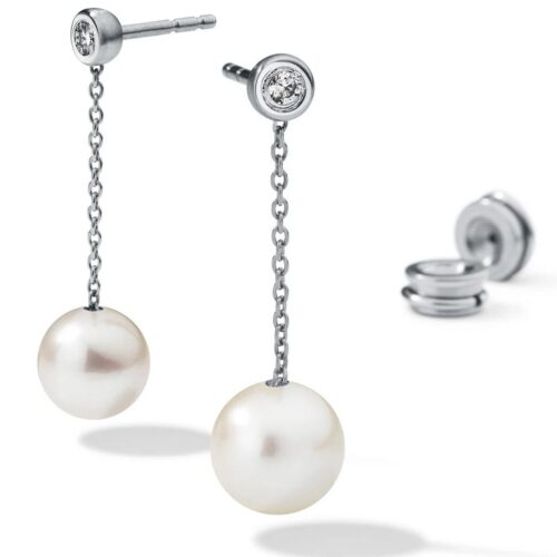 HUMPHREY SÜßWASSERPERLEN BRILLANTEN - DPOA-2XBT03-SPW7-PAAR