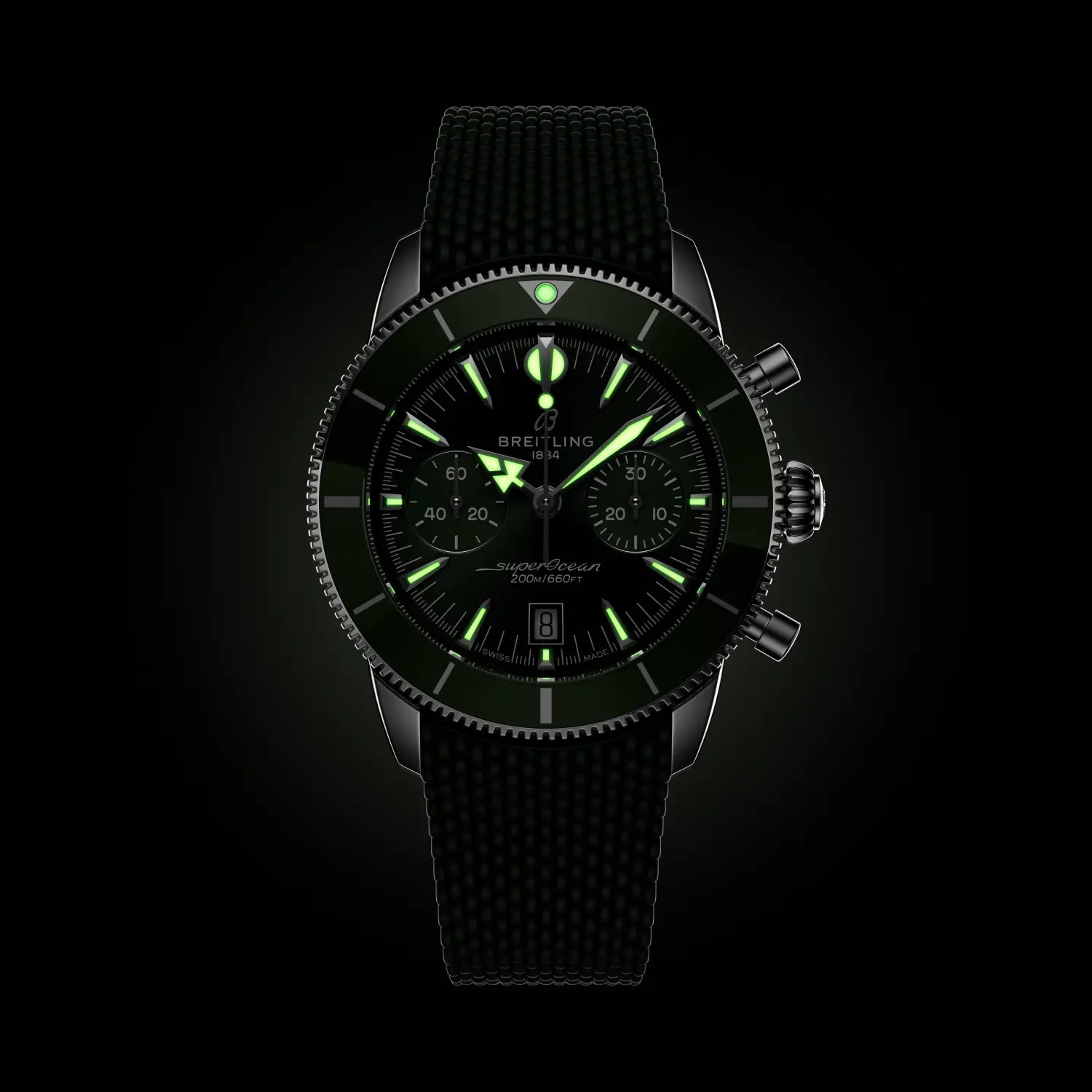 BREITLING SUPEROCEAN HERITAGE B01 CHRONOGRAPH 42 MM - AB0156361L1S1