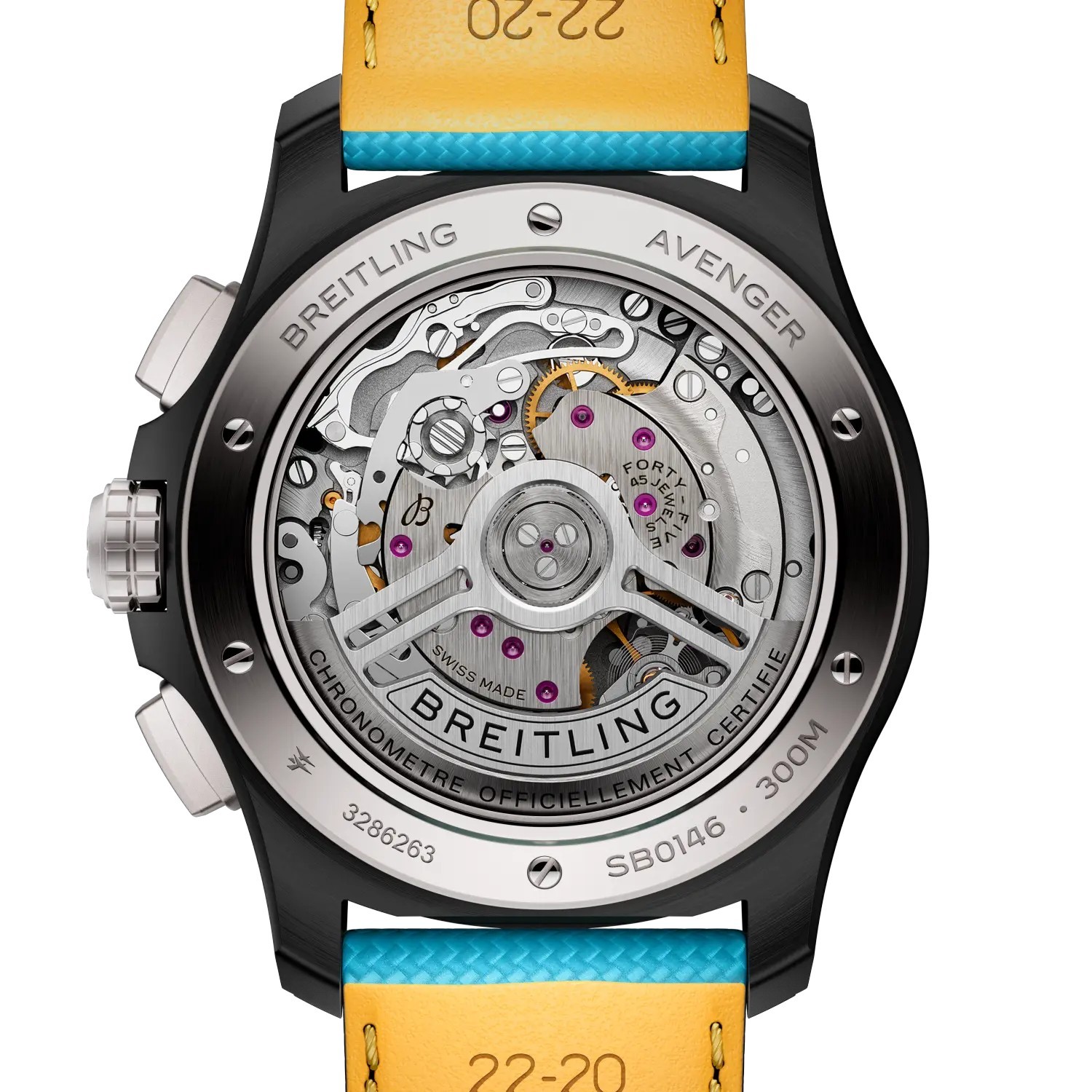 BREITLING AVENGER B01 CHRONOGRAPH 42 NIGHT MISSION - SB0146101L1X1