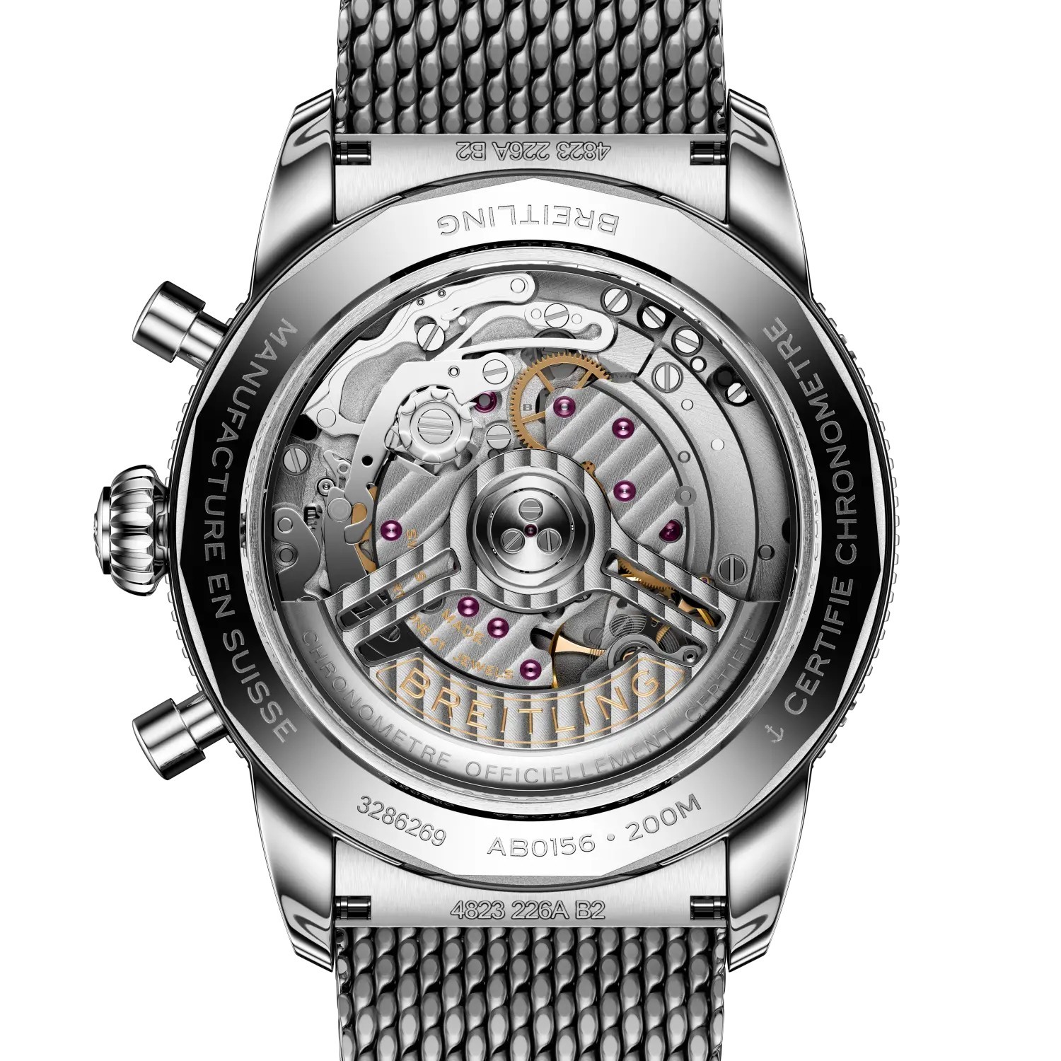 BREITLING SUPEROCEAN HERITAGE B01 CHRONOGRAPH 42 MM - AB0156161C1A1