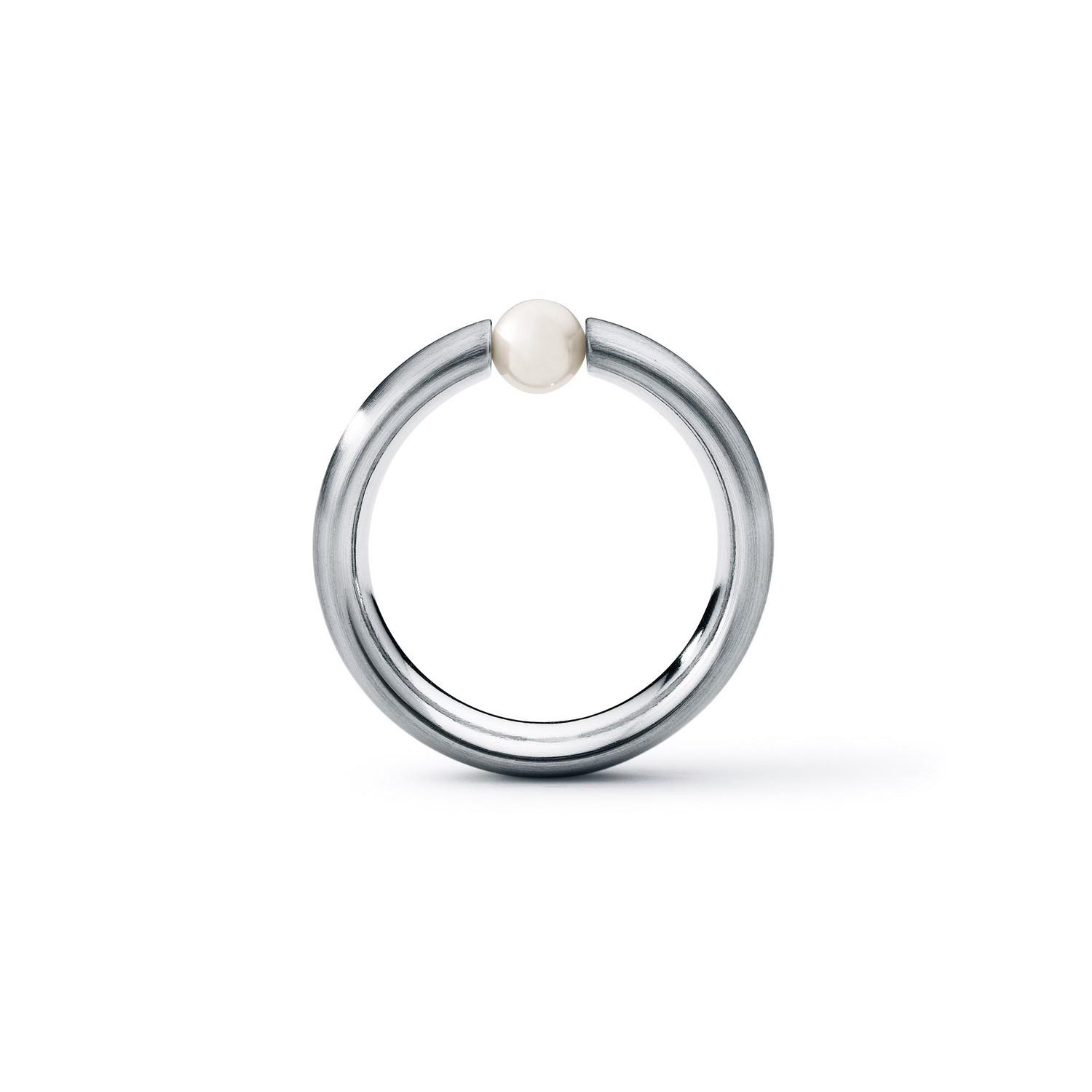 HUMPHREY PERLRING 5 MM BREIT, EDELSTAHL - PR150-W4,5-54