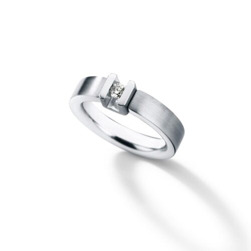 HUMPHREY DIAMANTRING CUBE 4,5 MM BREIT, EDELSTAHL - DR45CU-Bt10-54