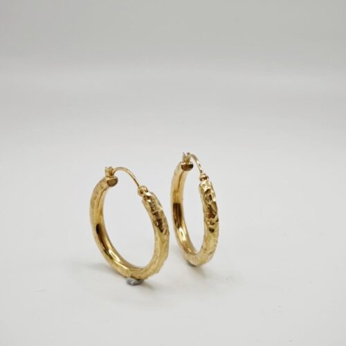 DOPPELLUDWIG CREOLEN "BEEINDRUCKT" VERGOLDET - R26-0586-1