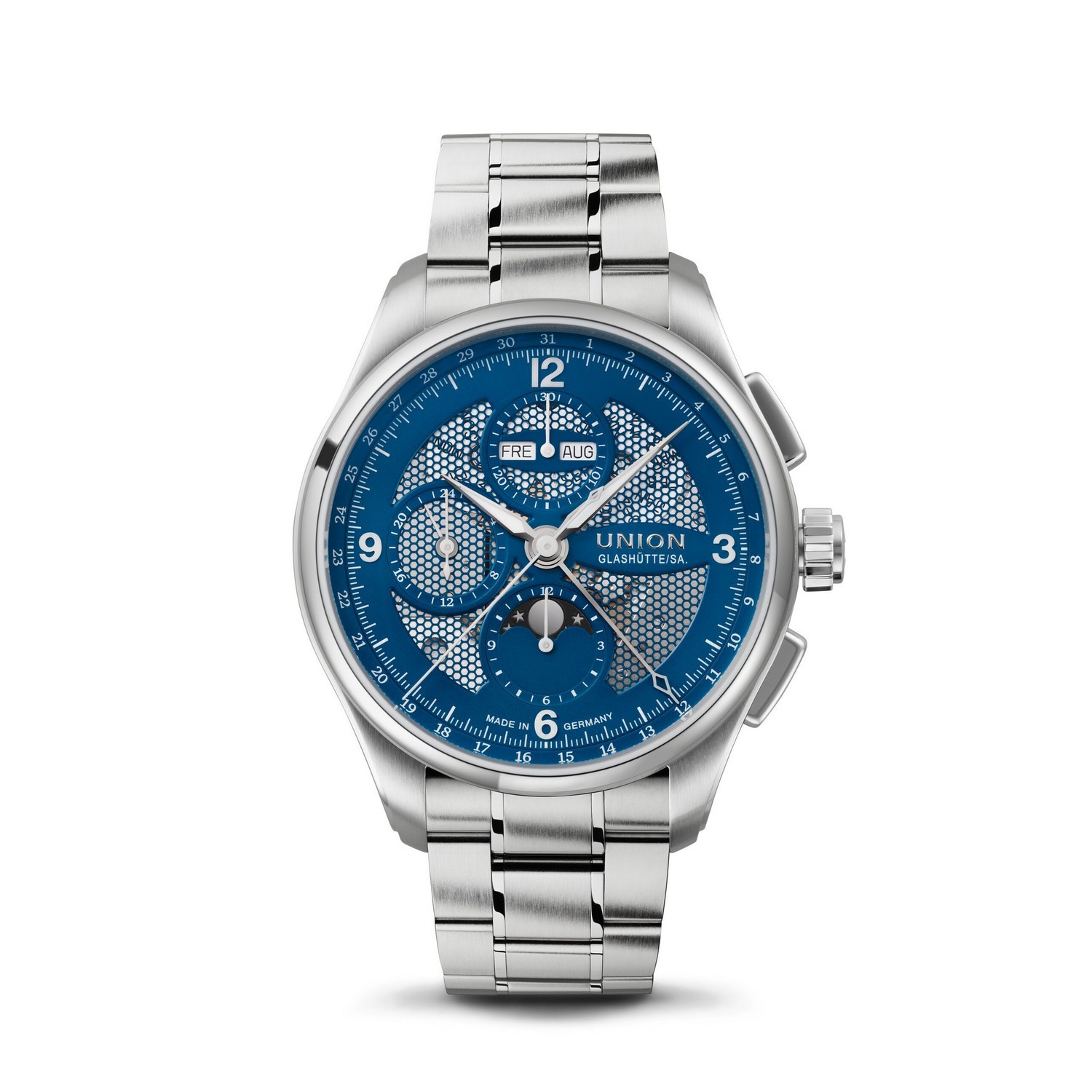 UNION GLASHÜTTE BELISAR CHRONOGRAPH MONDPHASE 42 MM - D0144251104200