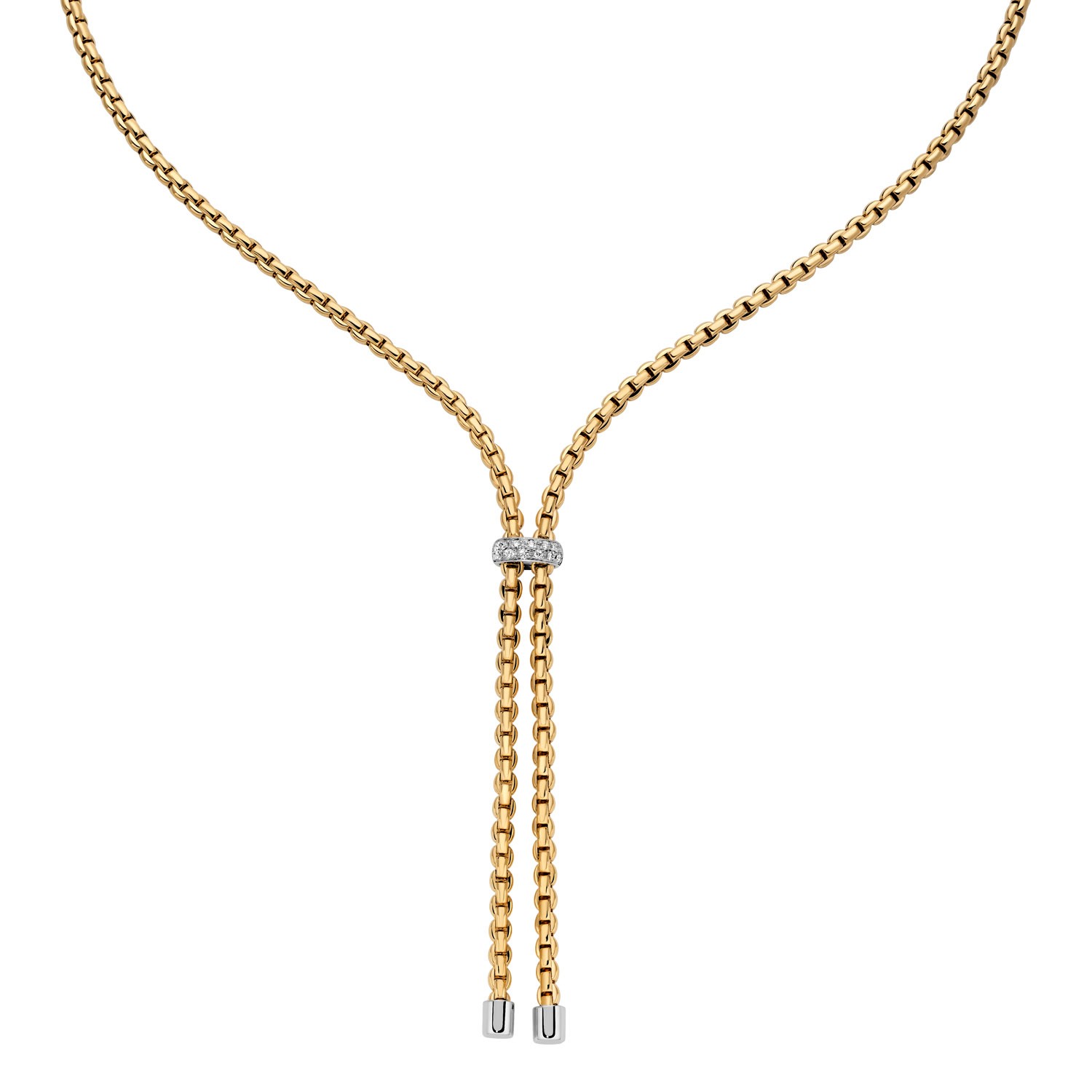 FOPE COLLIER EKA MIT DIAMANTEN - 75501CX_BB_G_X4X_045