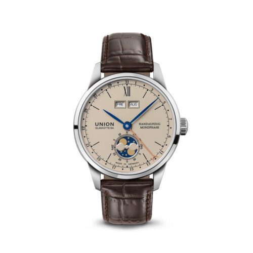 UNION GLASHÜTTE 1893 Johannes Dürrstein Edition "Doppelmondphase" - D0074581603900