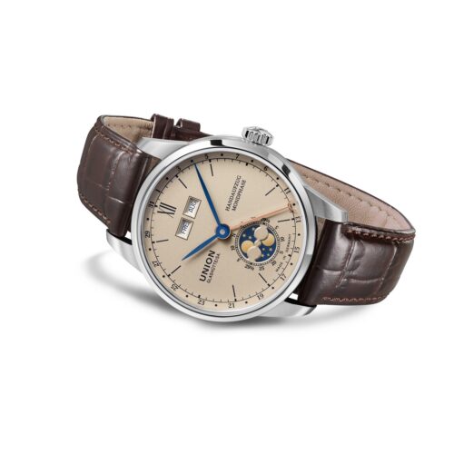 UNION GLASHÜTTE 1893 Johannes Dürrstein Edition "Doppelmondphase" - D0074581603900