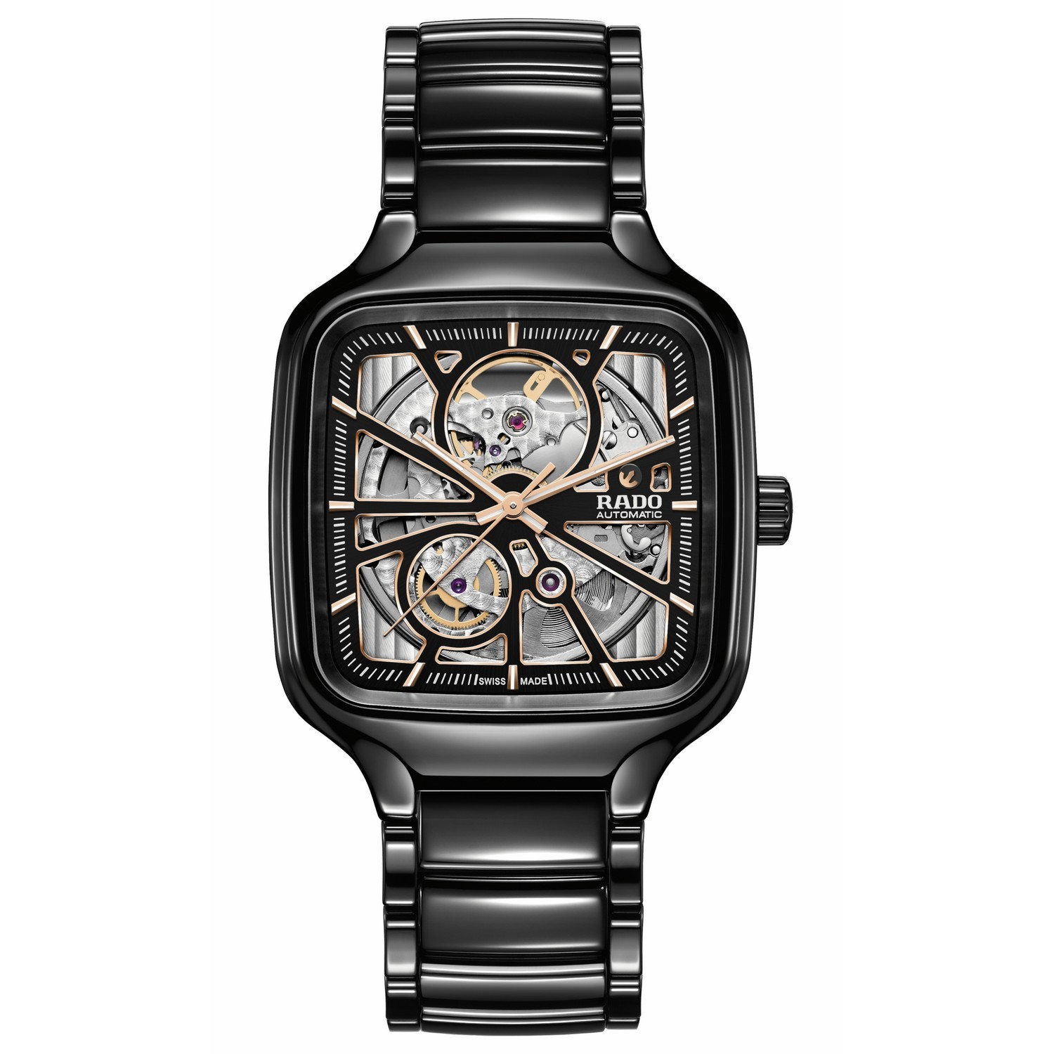 RADO TRUE SQUARE AUTOMATIC OPEN HEART 38 MM - R27086162