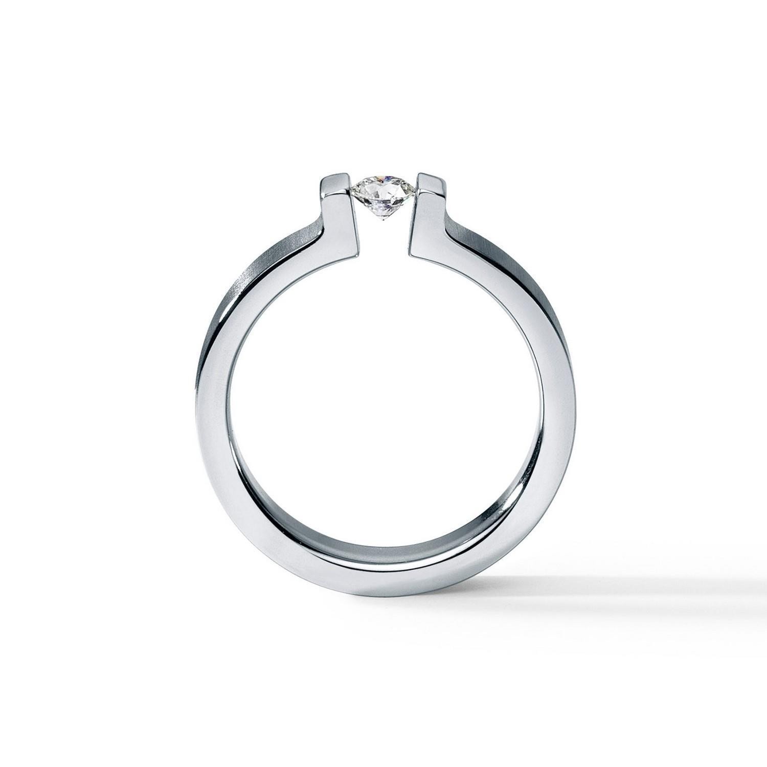 HUMPHREY DIAMANTRING VICTORY EDELSTAHL 4,5 MM - DR1845-ONE-1CT-56