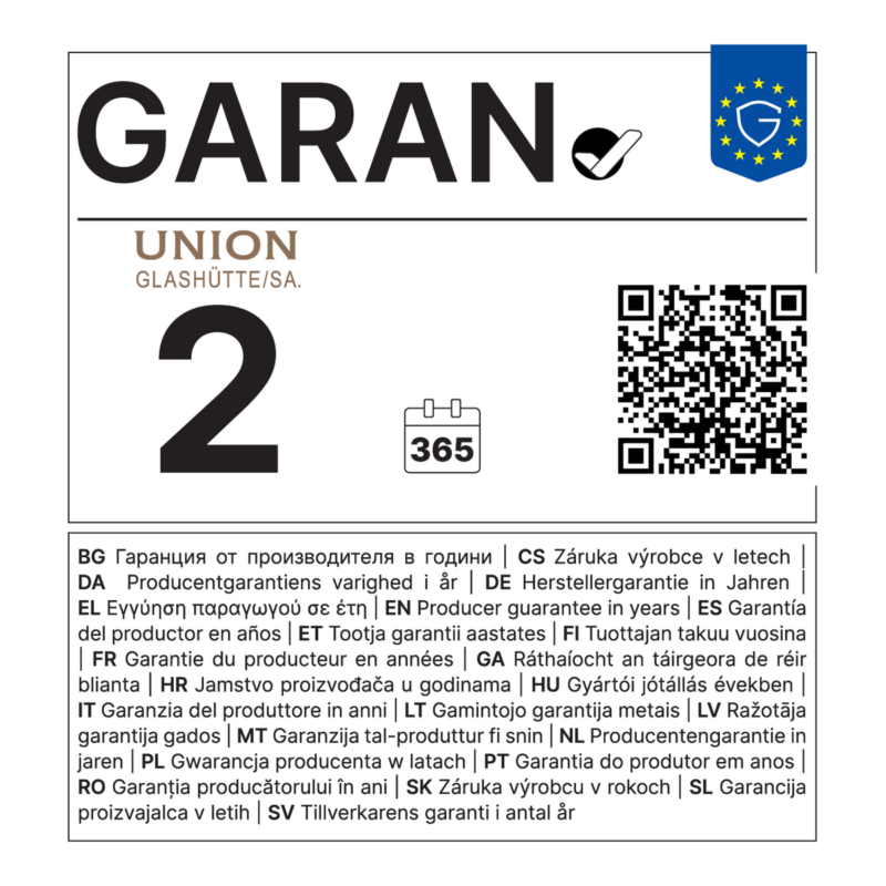 GARAN-Label UNION GLASHÜTTE